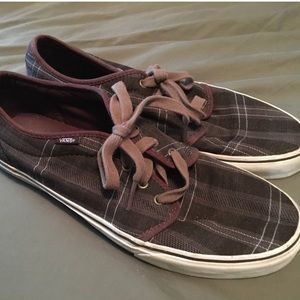 Men's Plaid Vans size 12 - nice!!