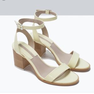 Zara block heel sandals
