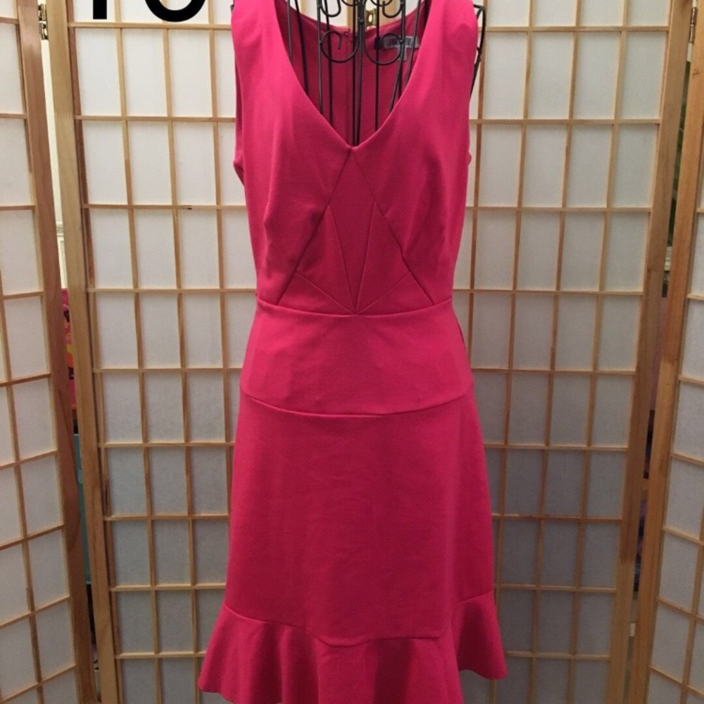 New size 2 Jennifer Lopez pink dres