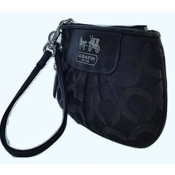 COACH Signature MADISON OP ART Wristlet Small NWT! - Picture 7 of 8