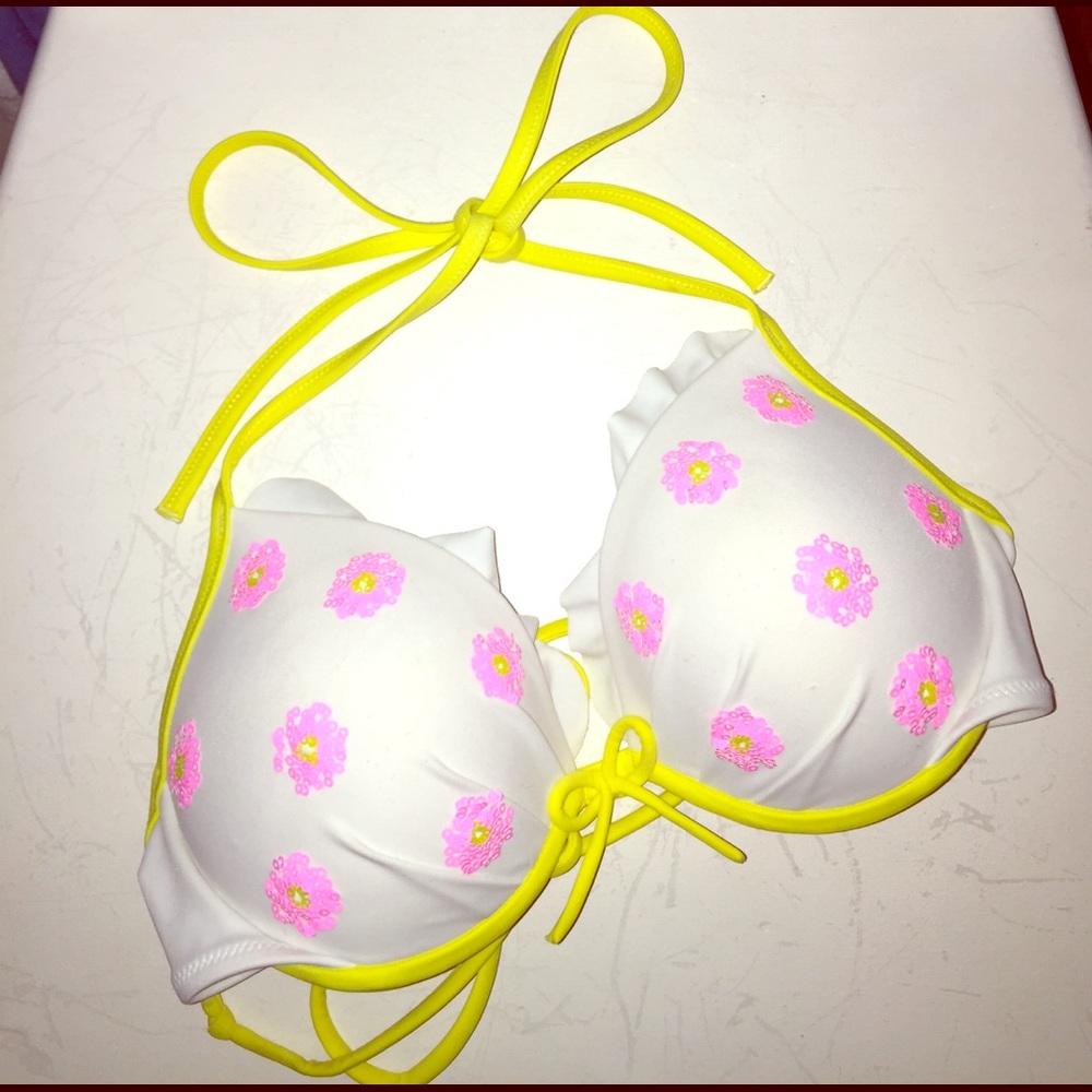 Victoria's Secret Push-up halter Bikini Top