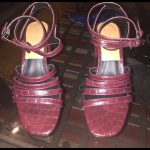 Zara block heel sandals