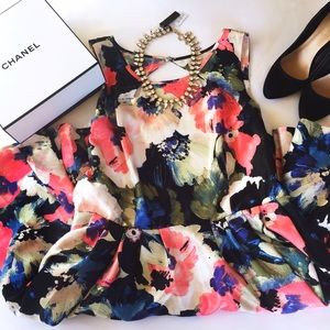 Danny + Nicole • Floral Fit and Flare Dress