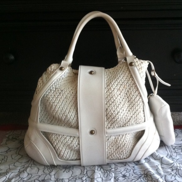 Alexander McQueen wicker like/ leather unique bag - Picture 3 of 4