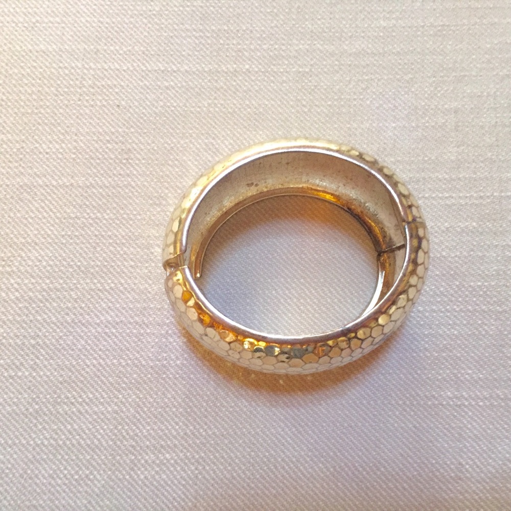Silver Metallic Bangle