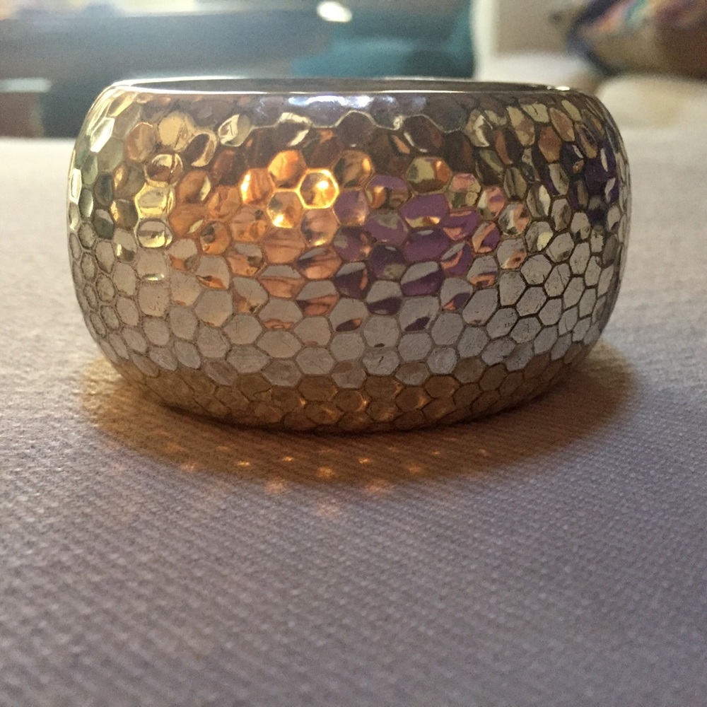 Silver Metallic Bangle - Picture 4 of 4