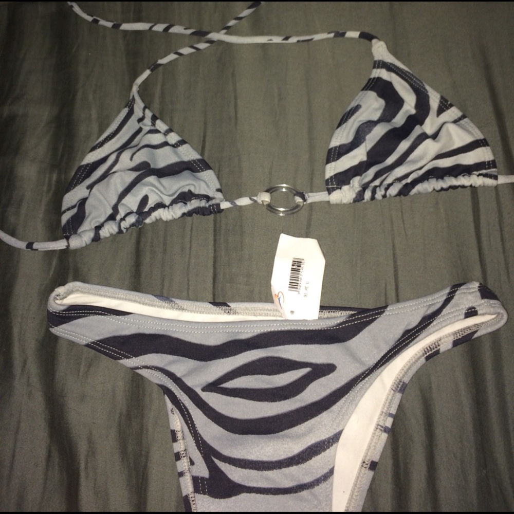 BRAZILLIAN BIKINI SET ZEBRA