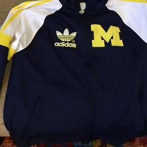 Adidas U of Michigan jacket