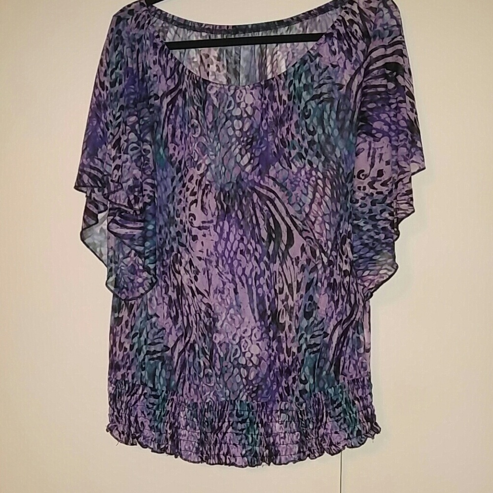 Sheer lane Bryant top