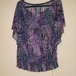 Sheer lane Bryant top