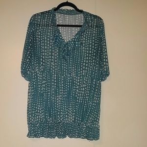Sheer lane Bryant top