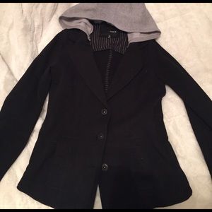 Black Hurley button up jacket