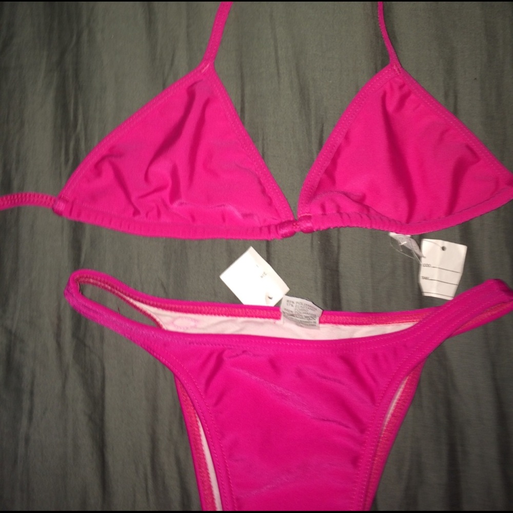 BRAZILIAN BIKINI SET PINK