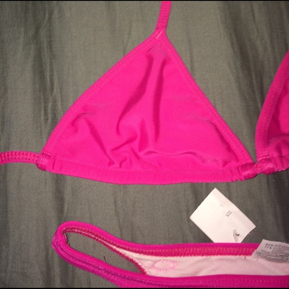 BRAZILIAN BIKINI SET PINK - Picture 2 of 4