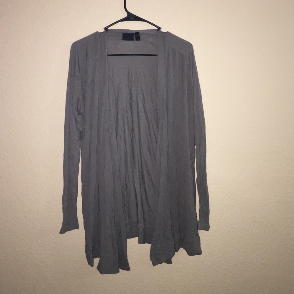Grey cardigan