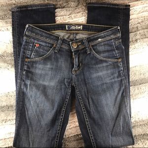 Hudson skinny dark jean