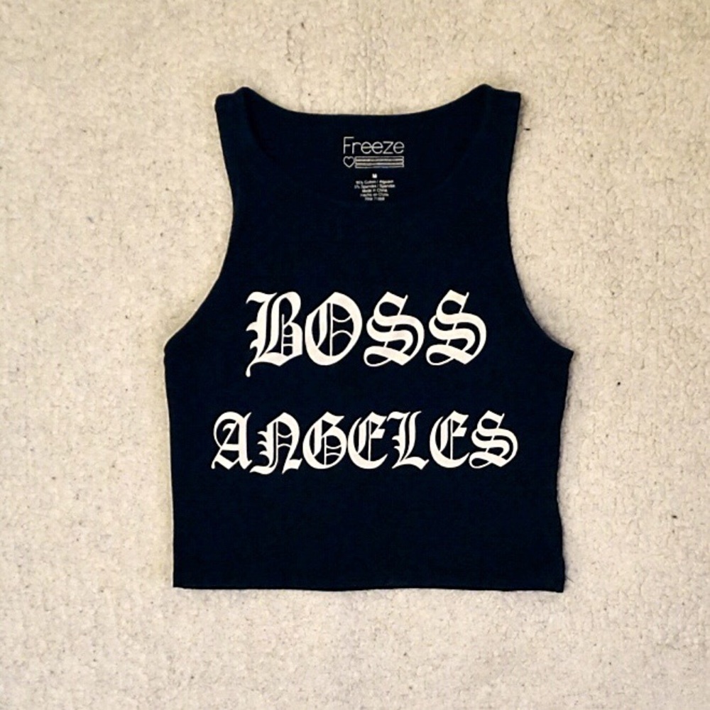 Boss Angeles Crop Top