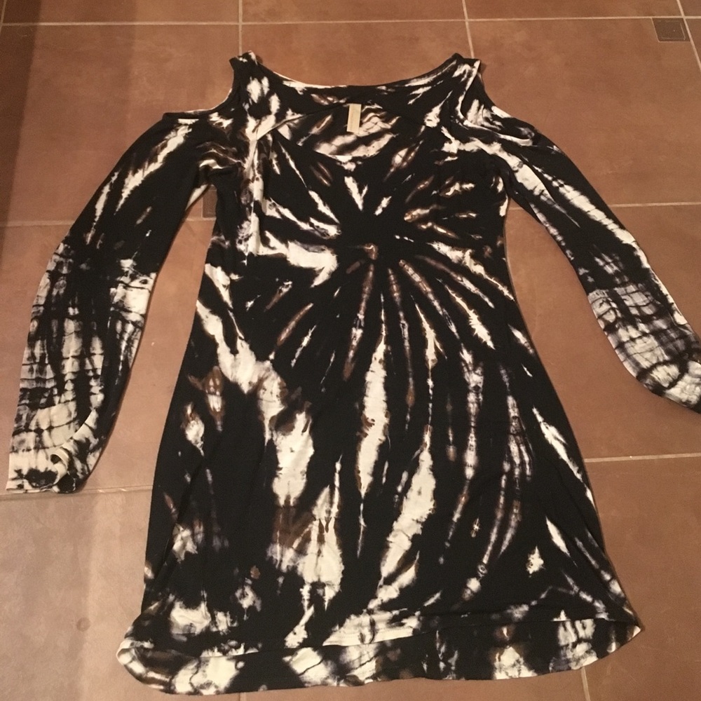 Tie Dye fitted cotton dress