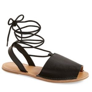 Topshop Leather "Holly" Lace-up Sandal