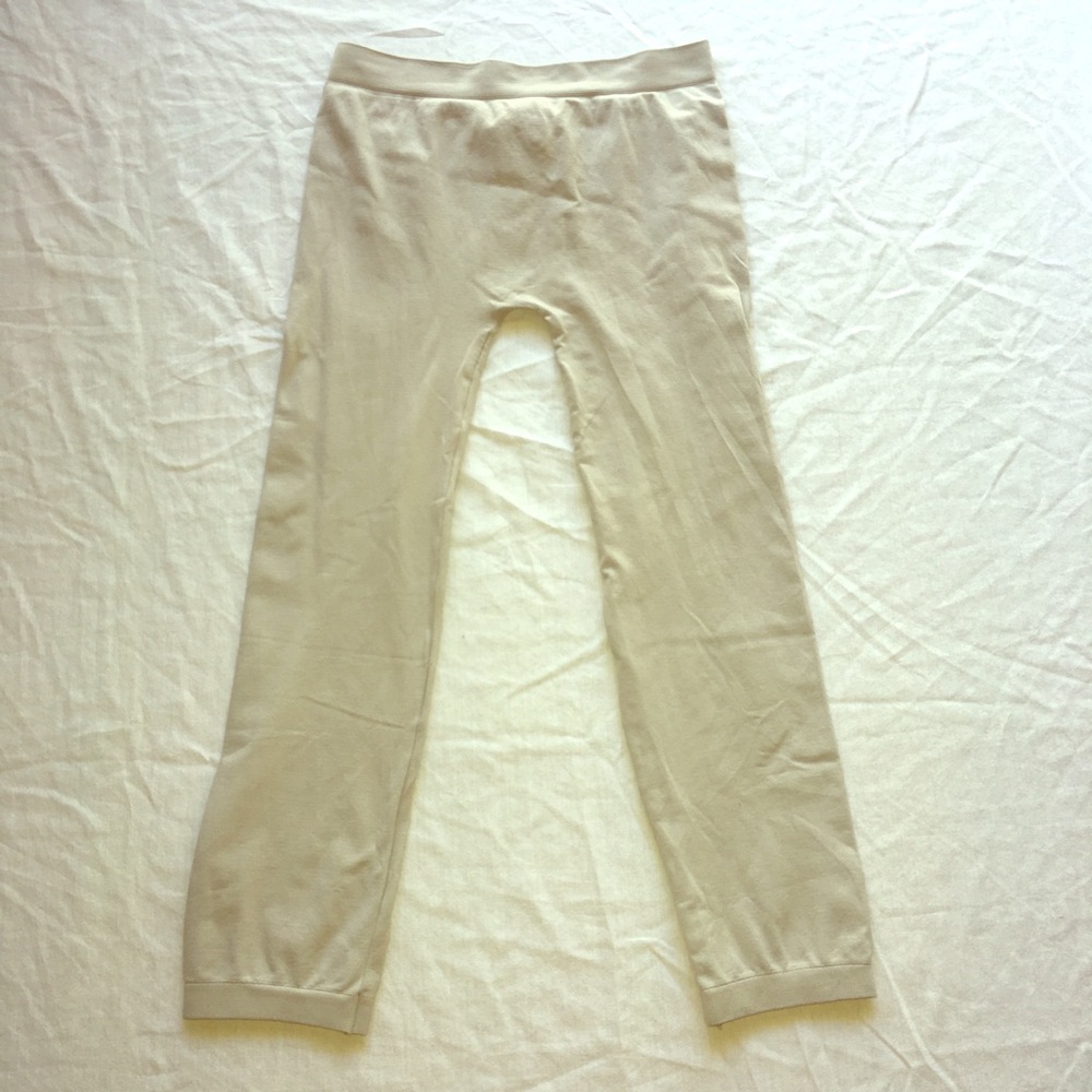 Capri legging tights. Light gray. One size. NWOT