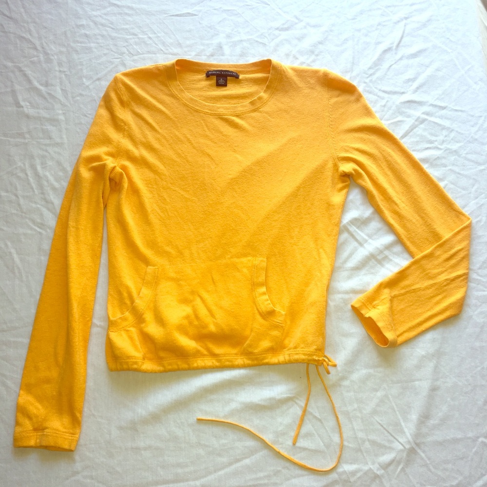 Banana Republic lightweight sweater in orange XS