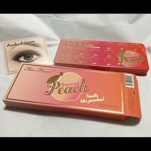 Authentic Two Faced Sweet Peach Palette New