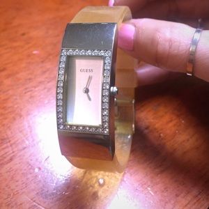 GUESS- rare and vintage watch with rubber straps