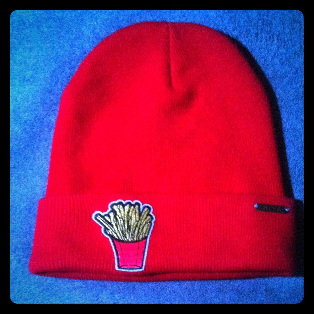 Red Fry Beanie