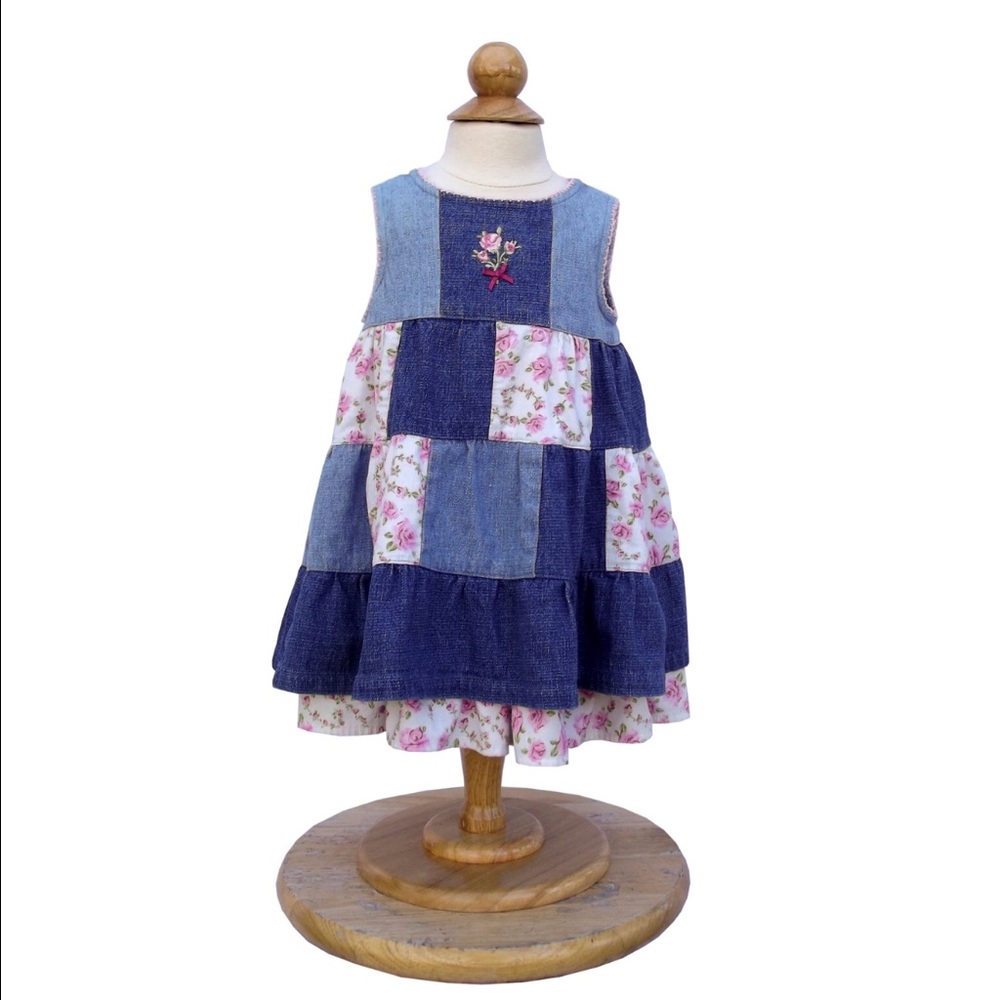 Quilted Denim Dress