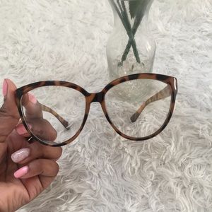 Fashion Oversized tortoise-shell Cat-eye Glasses