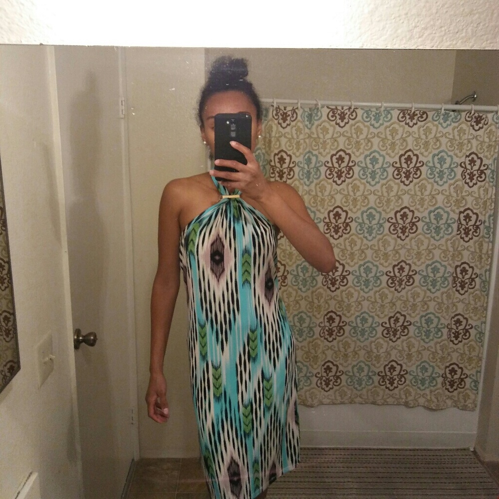 Jennifer Lopez Halter Dress