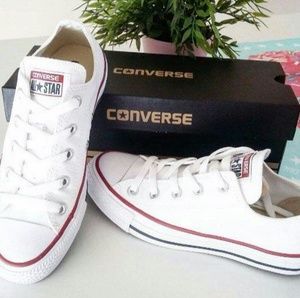White Converse All Stars
