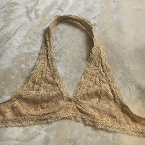 Cream lacey bralette