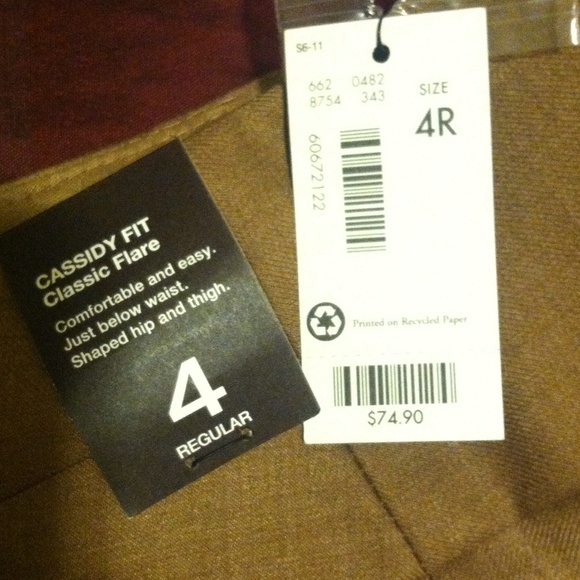 Camel colored slacks - Picture 2 of 2