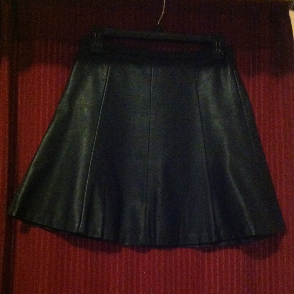Faux Black Skirt