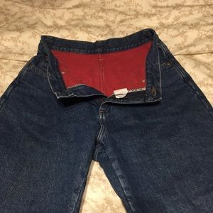 LLBean Flannel Lined Jeans