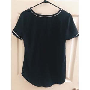 Navy Blue Blouse