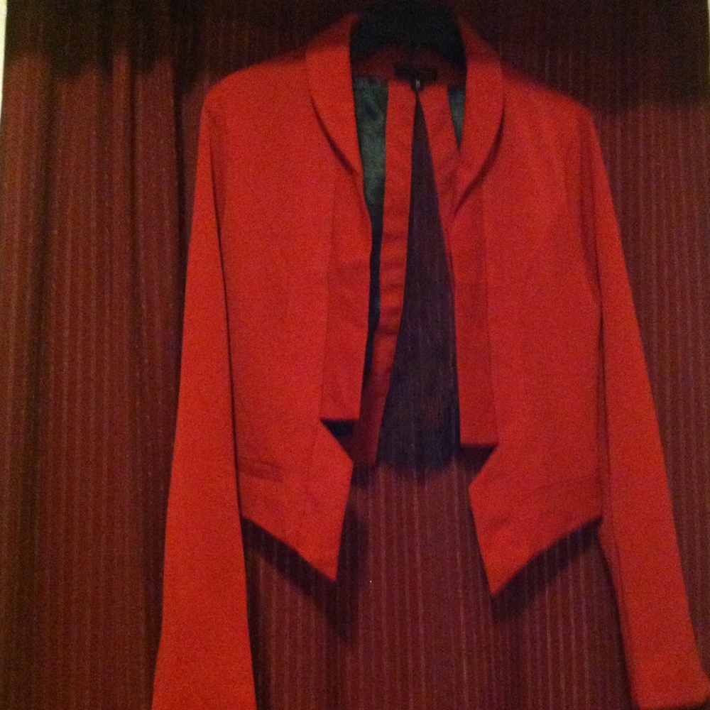 Red Bolero Blazer