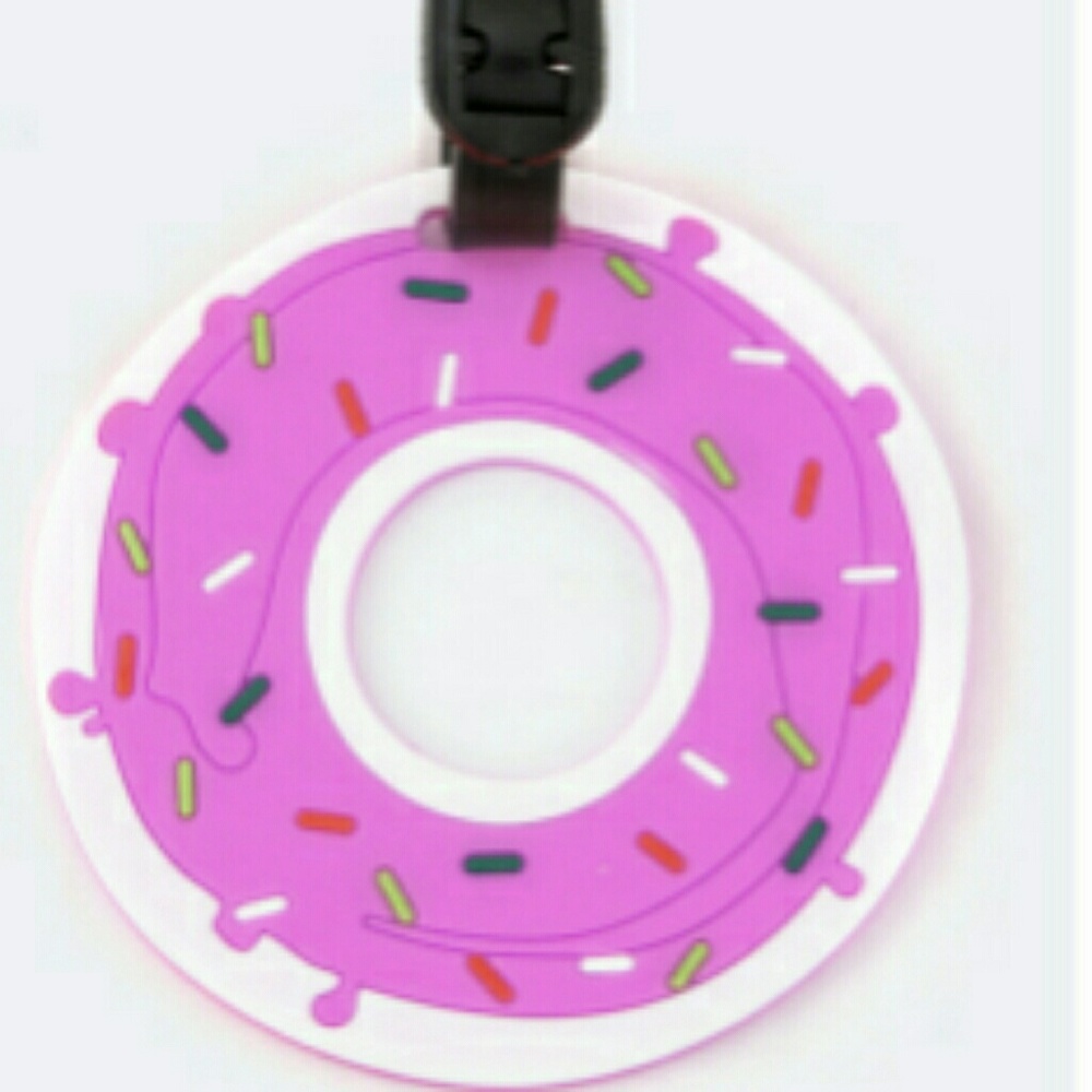 Sprinkle donut jelly bag & luggage tag