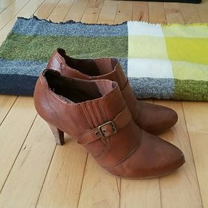 SOLD Audrey Brooke leather booties