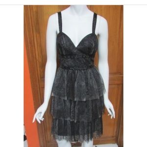 NWT Monique Lhullier black cocktail dress - Size 6