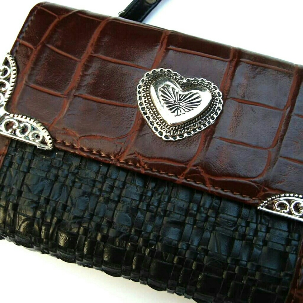 Brown And Black Fashion Purse
