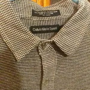 Calvin Klein mens long sleeve shirt