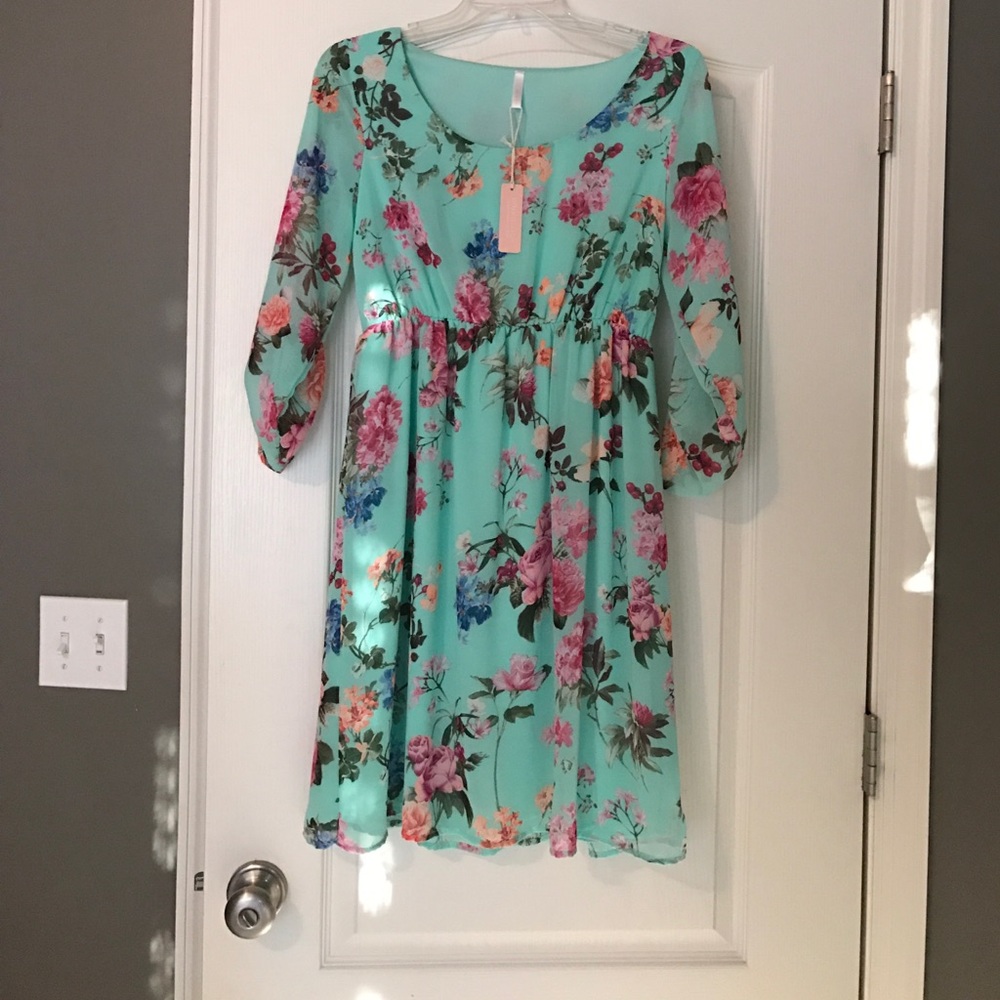 Pink Blush Maternity Dress-Size Small- NWT