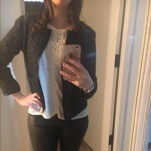 3/4 wool blend Madewell blazer