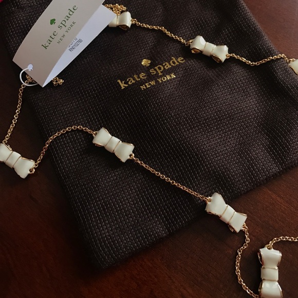 Kate spade bow necklace new with tag - Picture 2 of 4