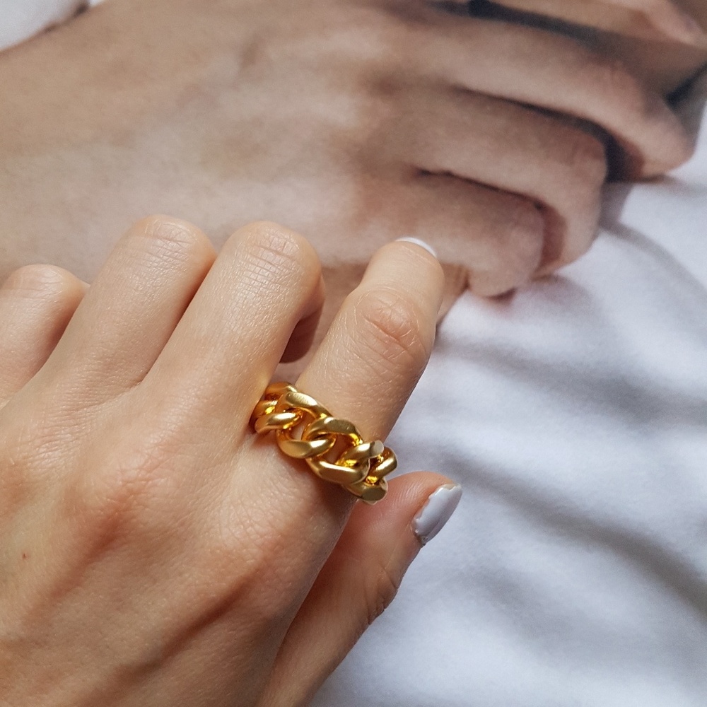Chain link ring - Picture 4 of 5