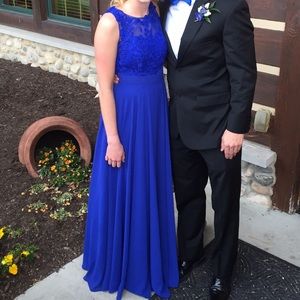 Women's blue prom dress size 4