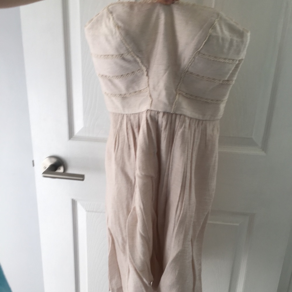 Jessica Simpson strapless dress