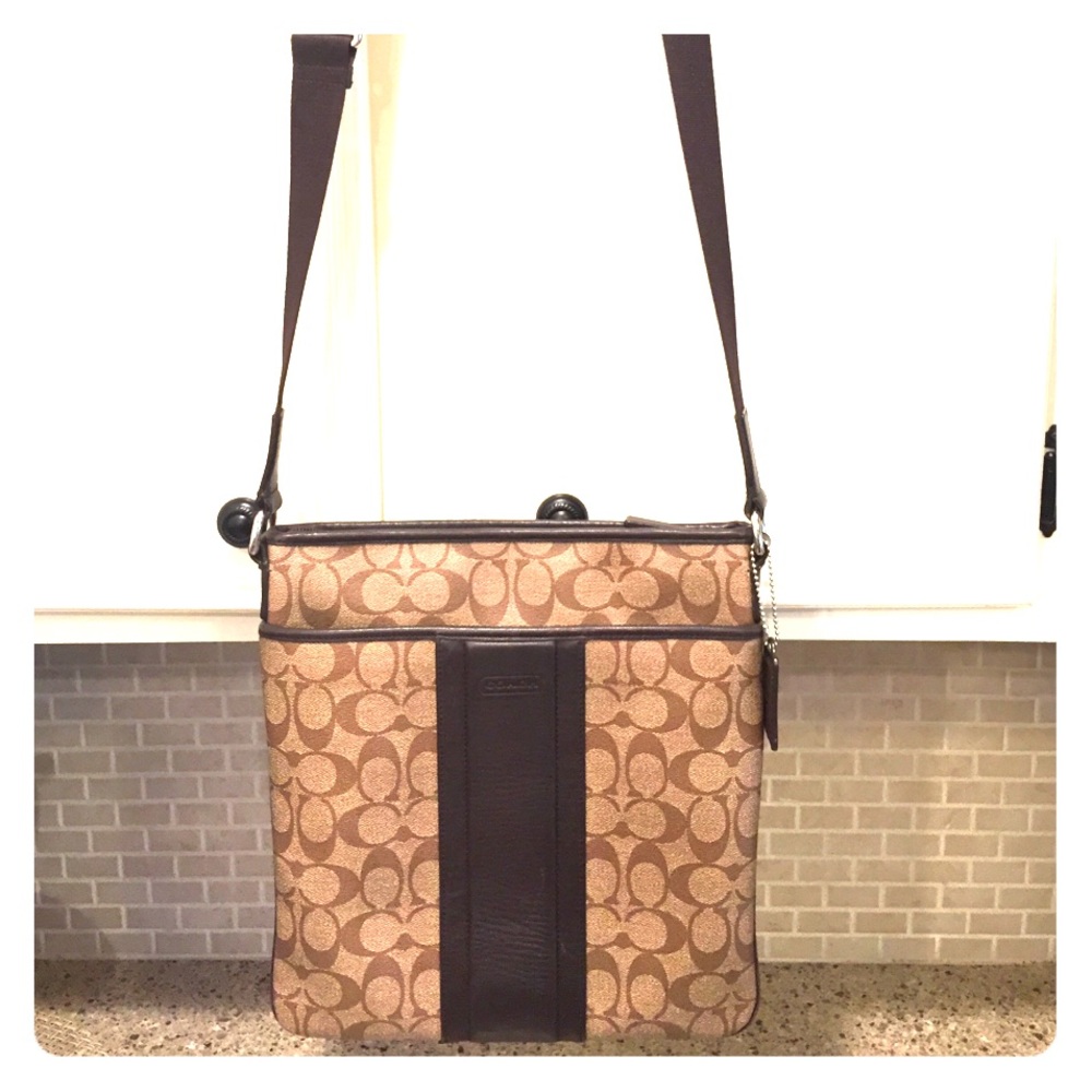 COACH canvas cross body